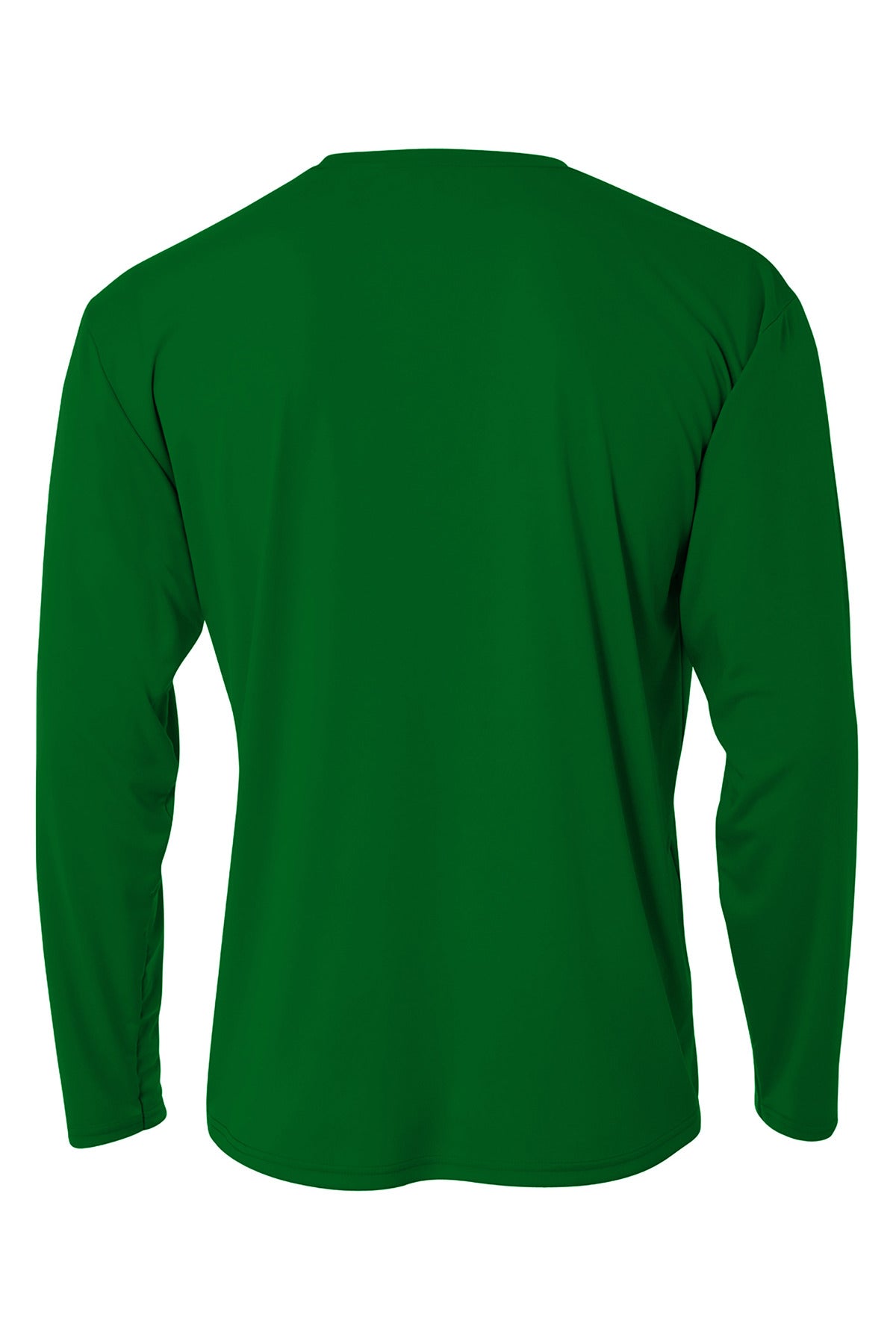 Rear View of Kelly A4 Cooling Performance Long Sleeve Tee A4N3165 plain