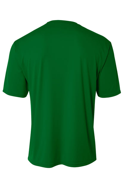 Rear View of Kelly A4 Cooling Performance Short Sleeve Tee A4N3142 plain
