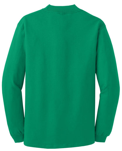 Rear View of Kelly Port & Co Essential Mock Turtleneck. PC61M plain