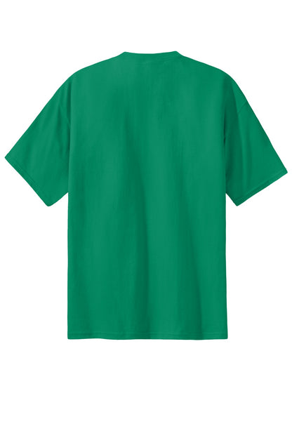 Rear View of Kelly Port & Co Essential Tee. PC61 plain