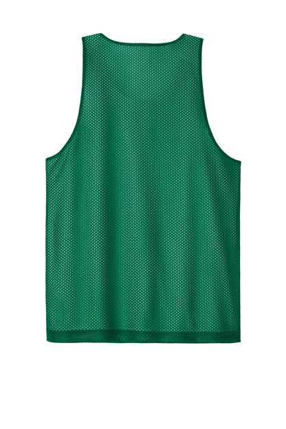 Rear View of KllyGr/Wht Sport-Tek PosiCharge Reversible Mesh Tank ST5000 plain