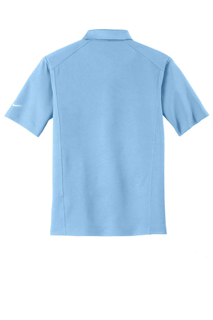 Rear View of Light Blue Nike Dri-FIT Classic Polo. 267020 plain