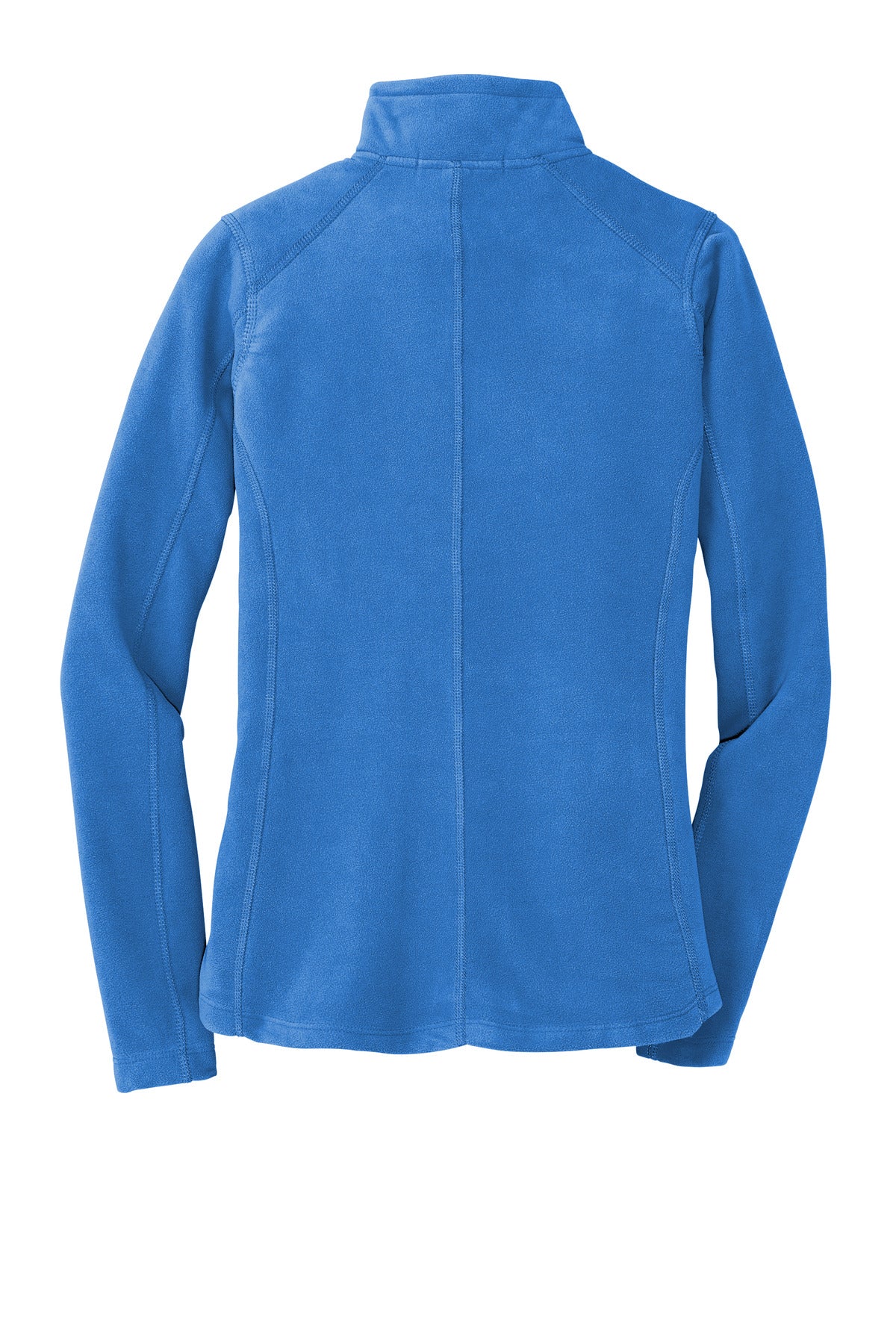 Rear View of Light Royal Port Authority Women's Microfleece Jacket. L223 plain