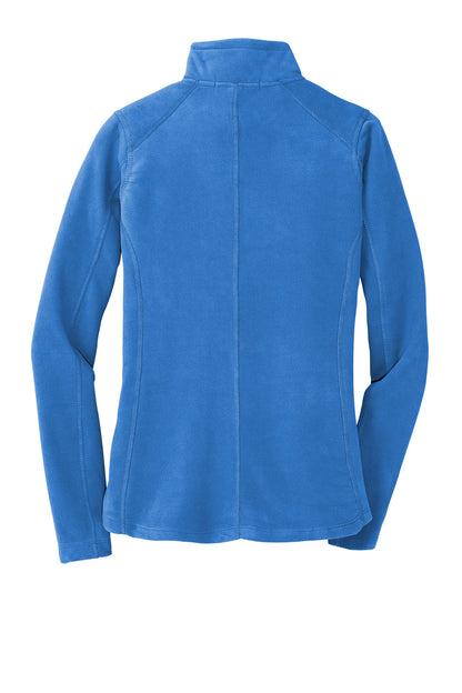 Rear View of Light Royal Port Authority Women's Microfleece Jacket. L223 plain