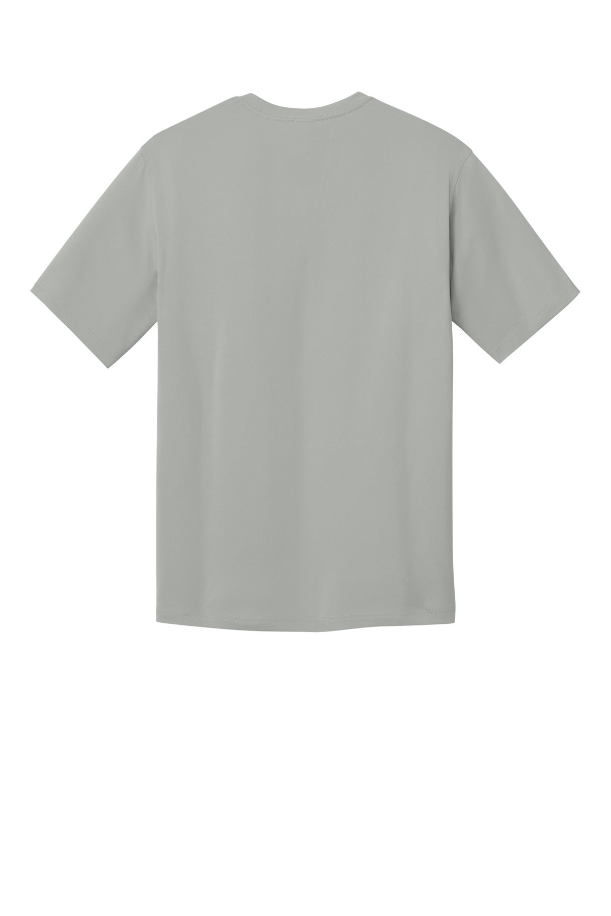 Rear View of LightGrey CornerStone Workwear Pro Short Sleeve Tee CS440 plain