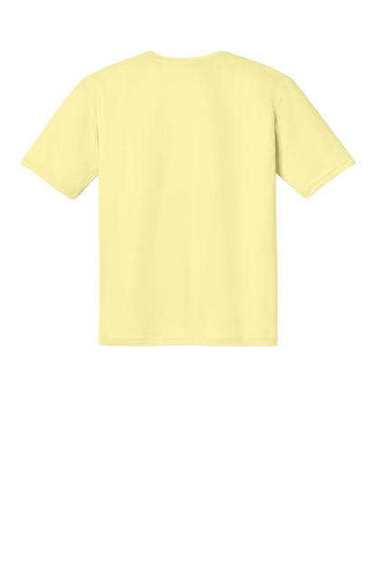 Rear View of LightYllw A4 Cooling Performance Short Sleeve Tee A4N3142 plain