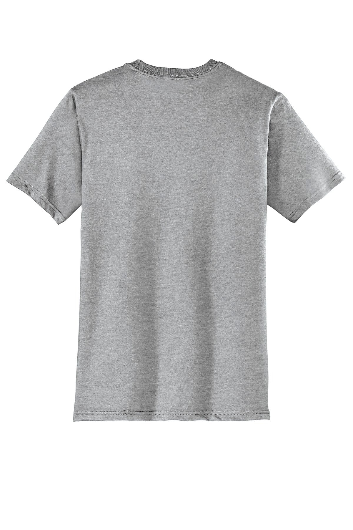 Rear View of Lt Hthr Grey District Very Important Tee . DT6000 plain