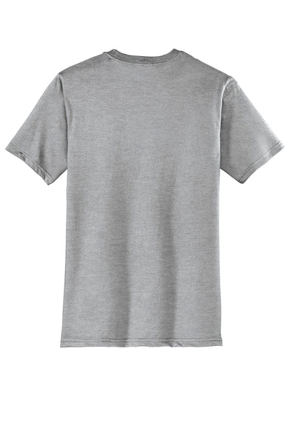 Rear View of Lt Hthr Grey District Very Important Tee . DT6000 plain