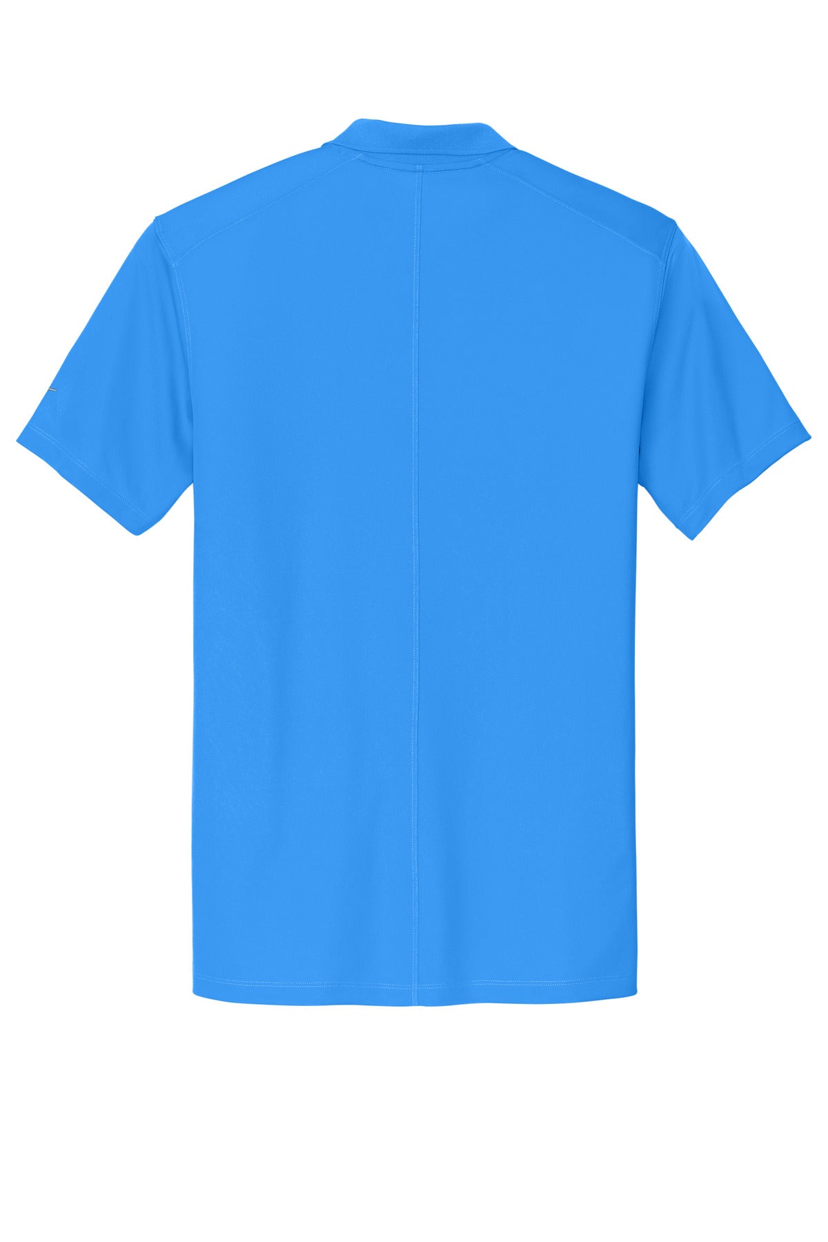 Rear View of LtPhoBlue Nike Victory Solid Polo NKDX6684 plain