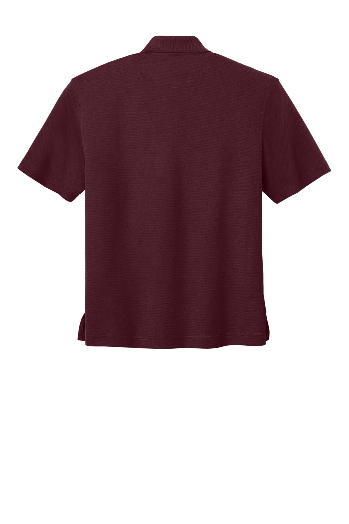 Rear View of Maroon Sport-Tek Dri-Mesh Polo. K469 plain