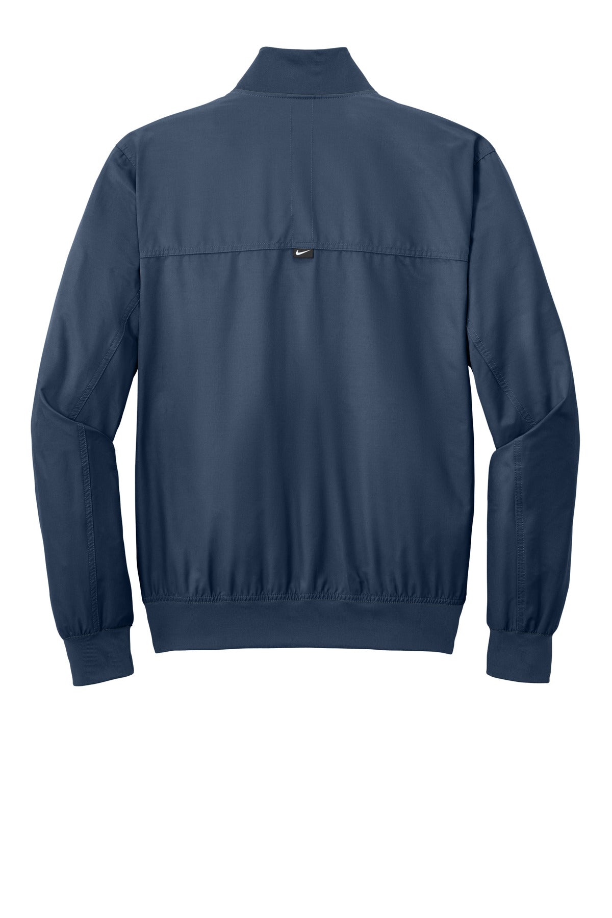 Rear View of MdntNavy Nike Bomber Jacket NKFQ4759 plain
