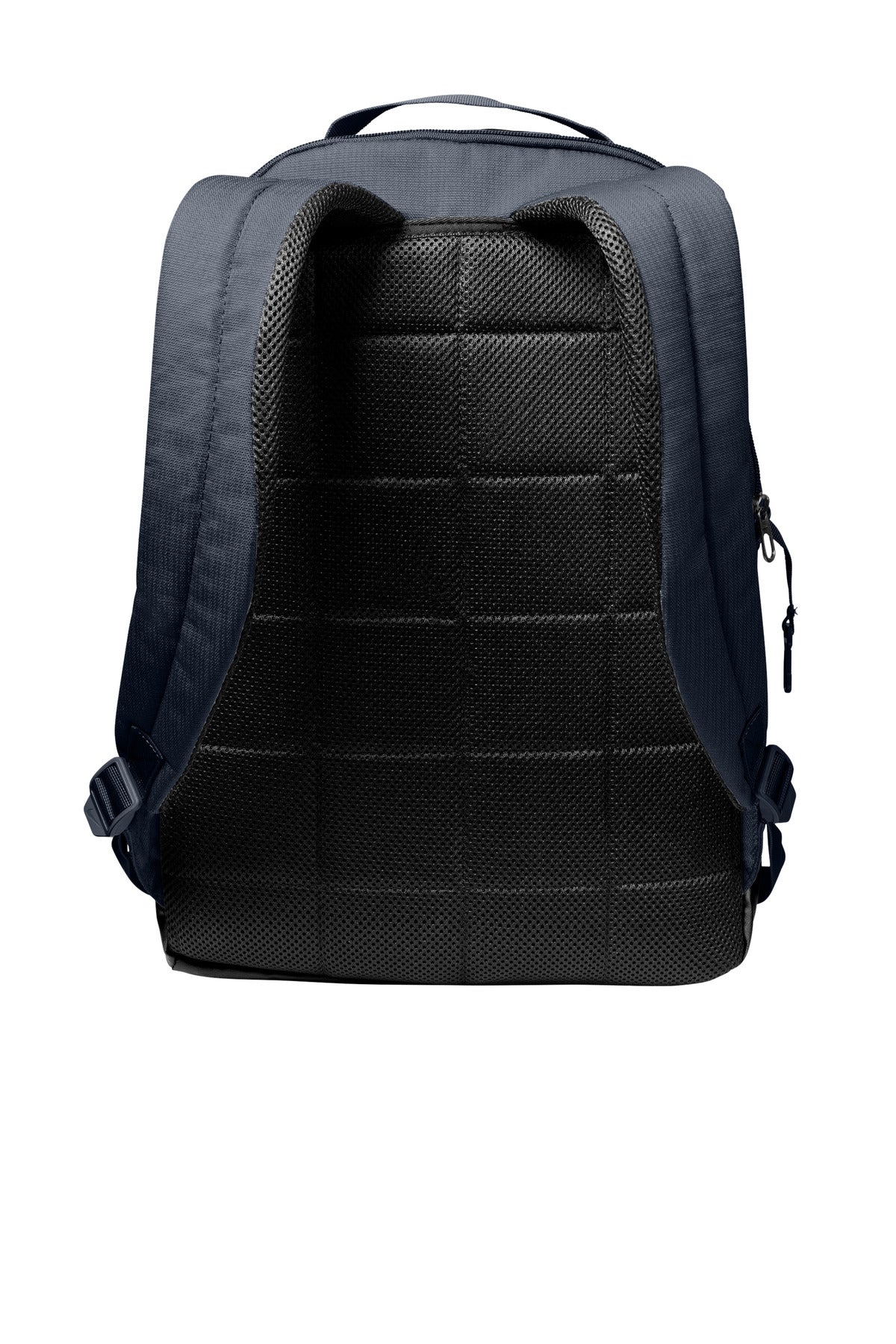 Rear View of MdntNavy Nike Brasilia Medium Backpack NKDH7709 plain