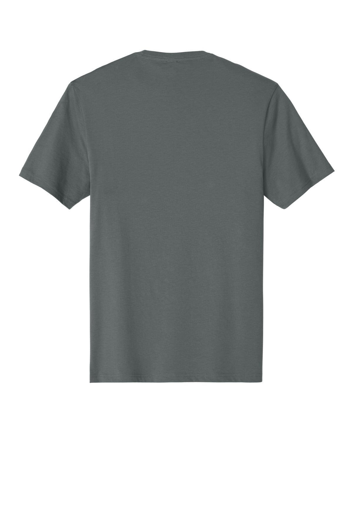 Rear View of MetalGrey District Perfect Weight Tee. DT104 plain