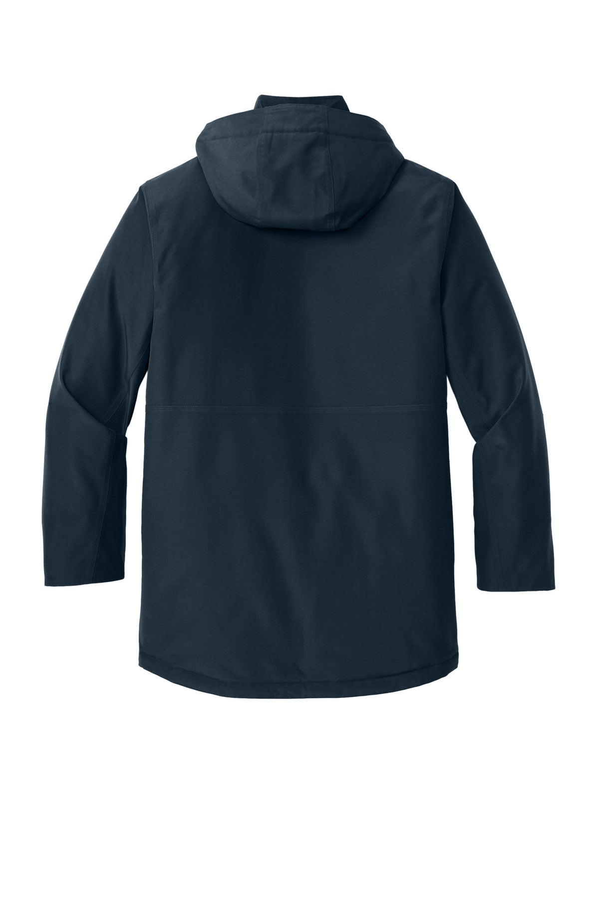 Rear View of Navy CornerStone Elements Insulated Parka CSJ10 plain