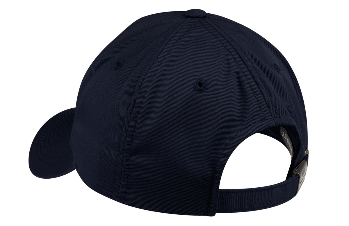 Rear View of Navy Port Authority Fine Twill Cap. C800 plain