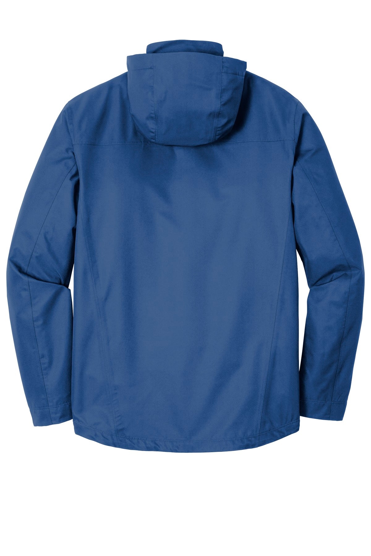 Rear View of Night Sky Blue Port Authority Collective Outer Shell Jacket. J900 plain