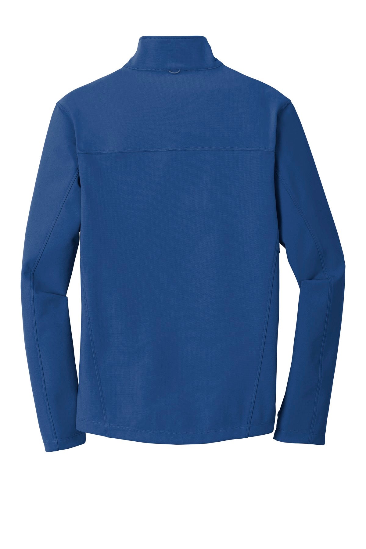 Rear View of Night Sky Blue Port Authority Collective Soft Shell Jacket. J901 plain