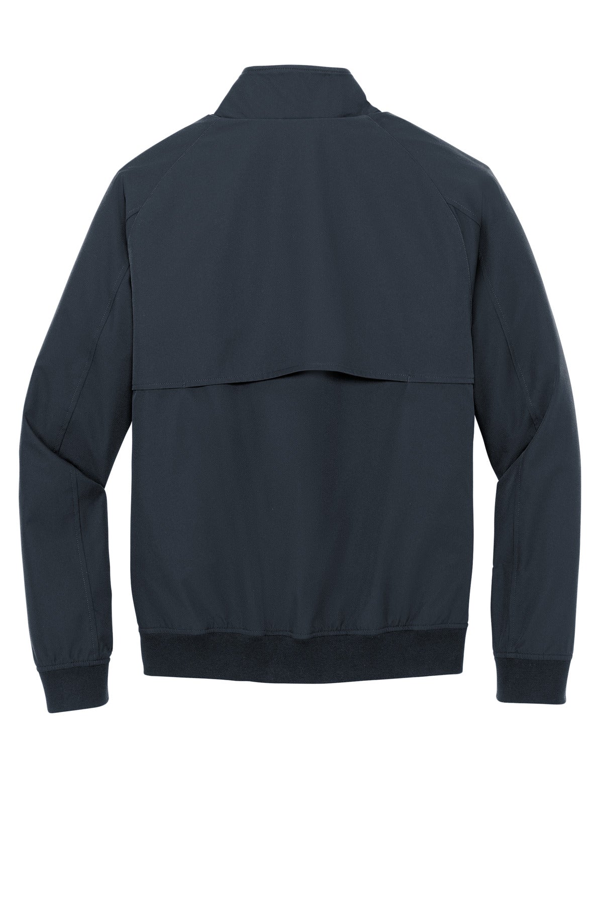Rear View of NightNavy Brooks Brothers Bomber Jacket BB18604 plain