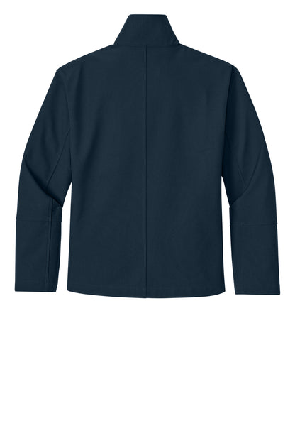Rear View of NightNavy Mercer+Mettle Women's Comfort Soft Shell Jacket MM7105 plain