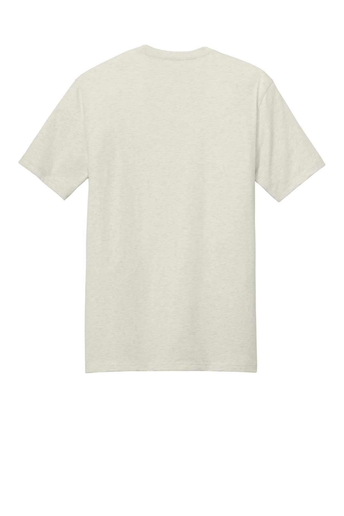 Rear View of OatHthr District Perfect Weight Tee. DT104 plain