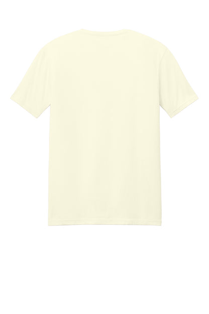 Rear View of OffWhite Gildan Softstyle T-Shirt. 64000 plain