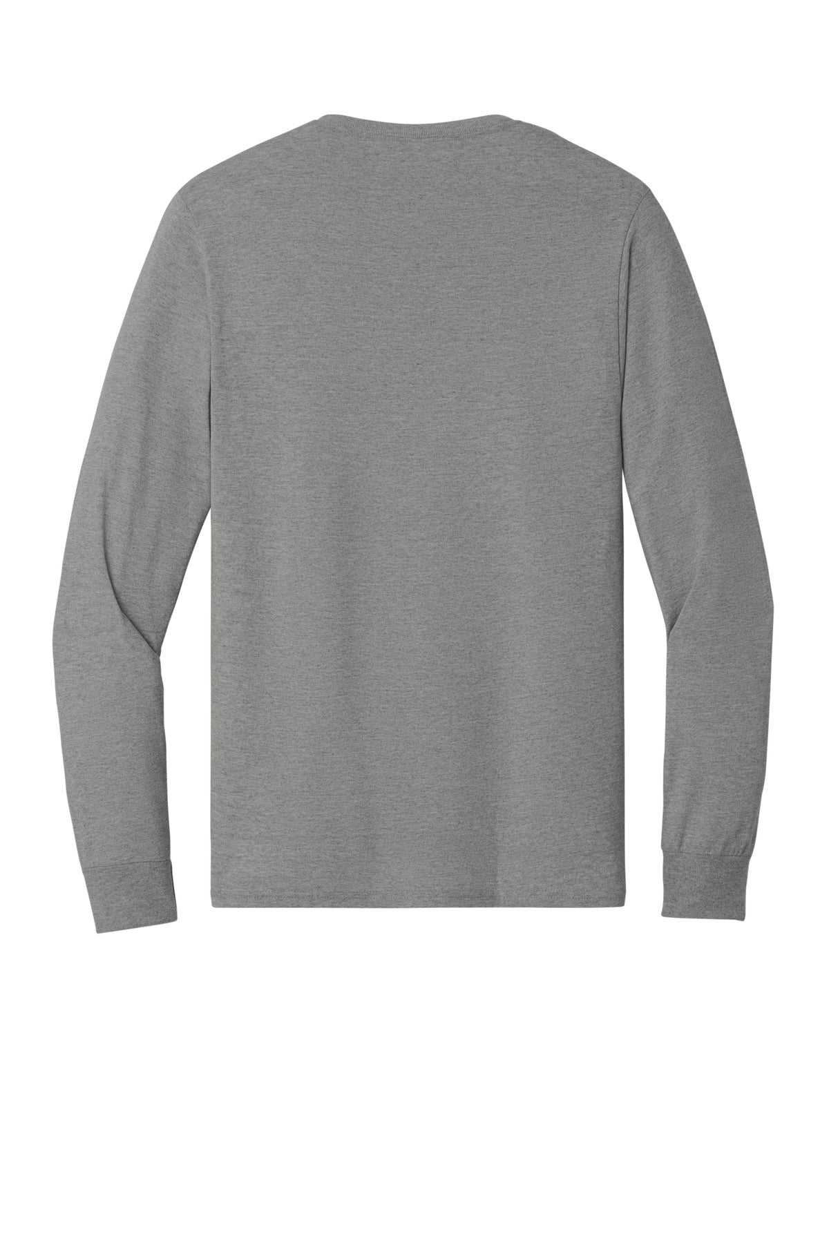 Rear View of Oxford Jerzees - Dri-Power 50/50 Cotton/Poly Long Sleeve T-Shirt. 29LS plain