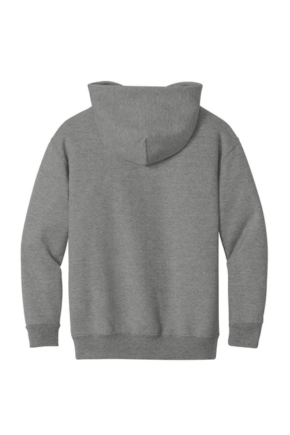 Rear View of Oxford Jerzees - Youth NuBlend Pullover Hooded Sweatshirt. 996Y plain
