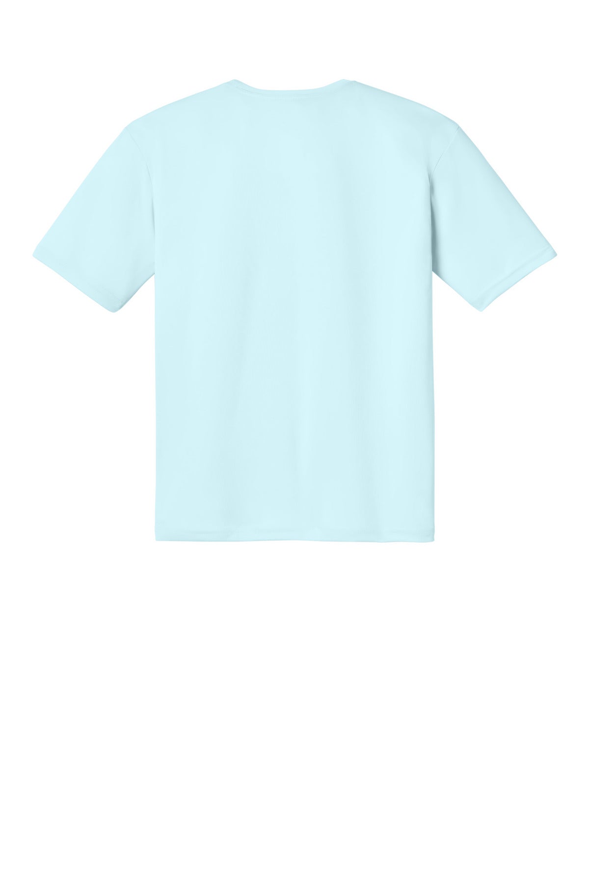 Rear View of PastelBlue A4 Cooling Performance Short Sleeve Tee A4N3142 plain