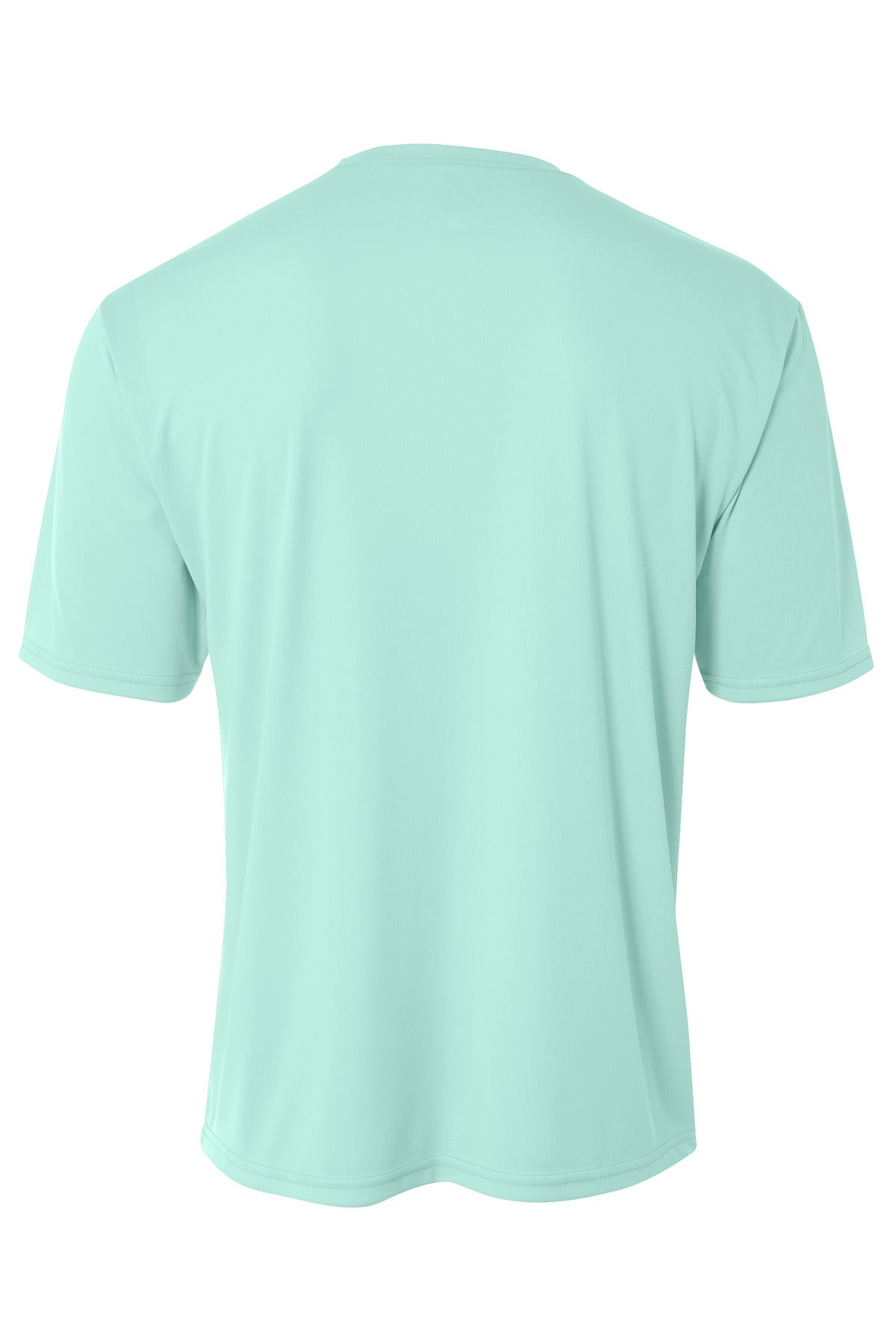 Rear View of PastelMint A4 Cooling Performance Short Sleeve Tee A4N3142 plain