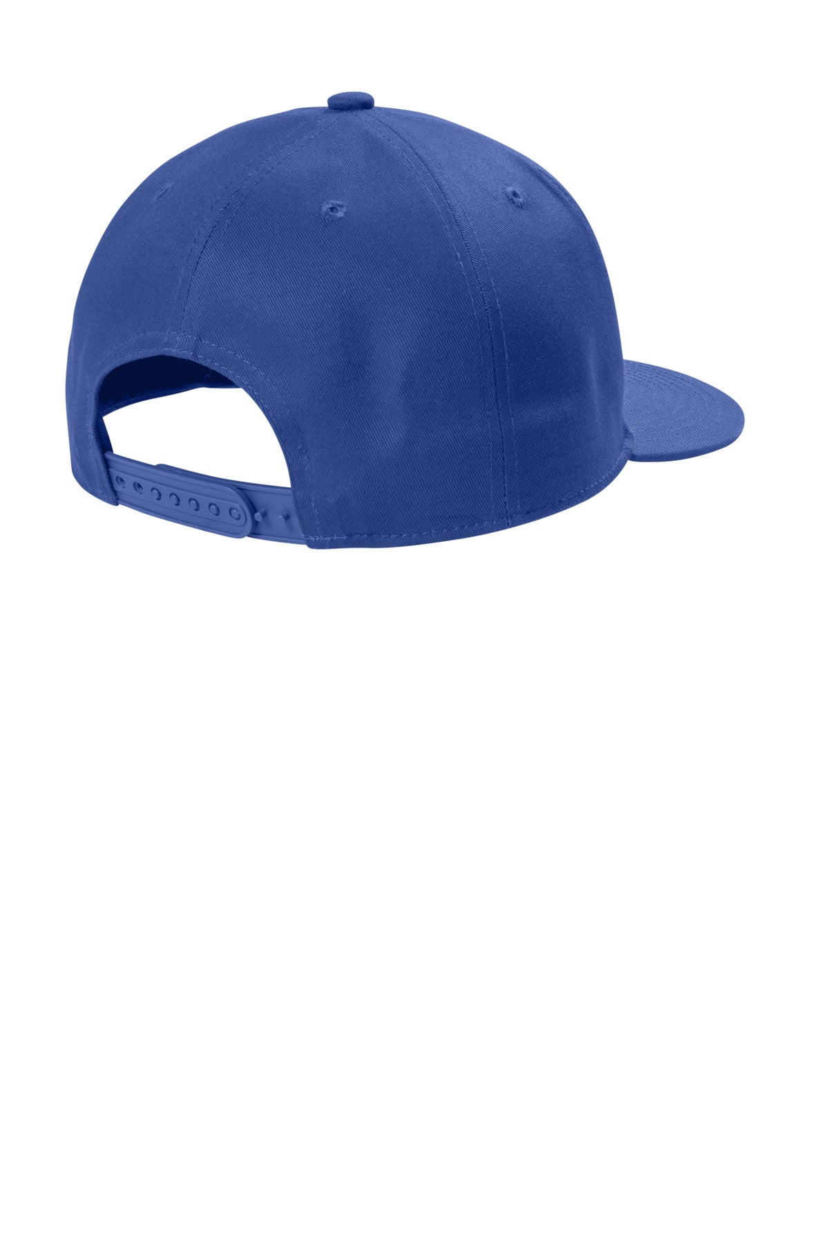 Rear View of PatriotBl Port Authority Snapback Flat Bill Cap C406 plain