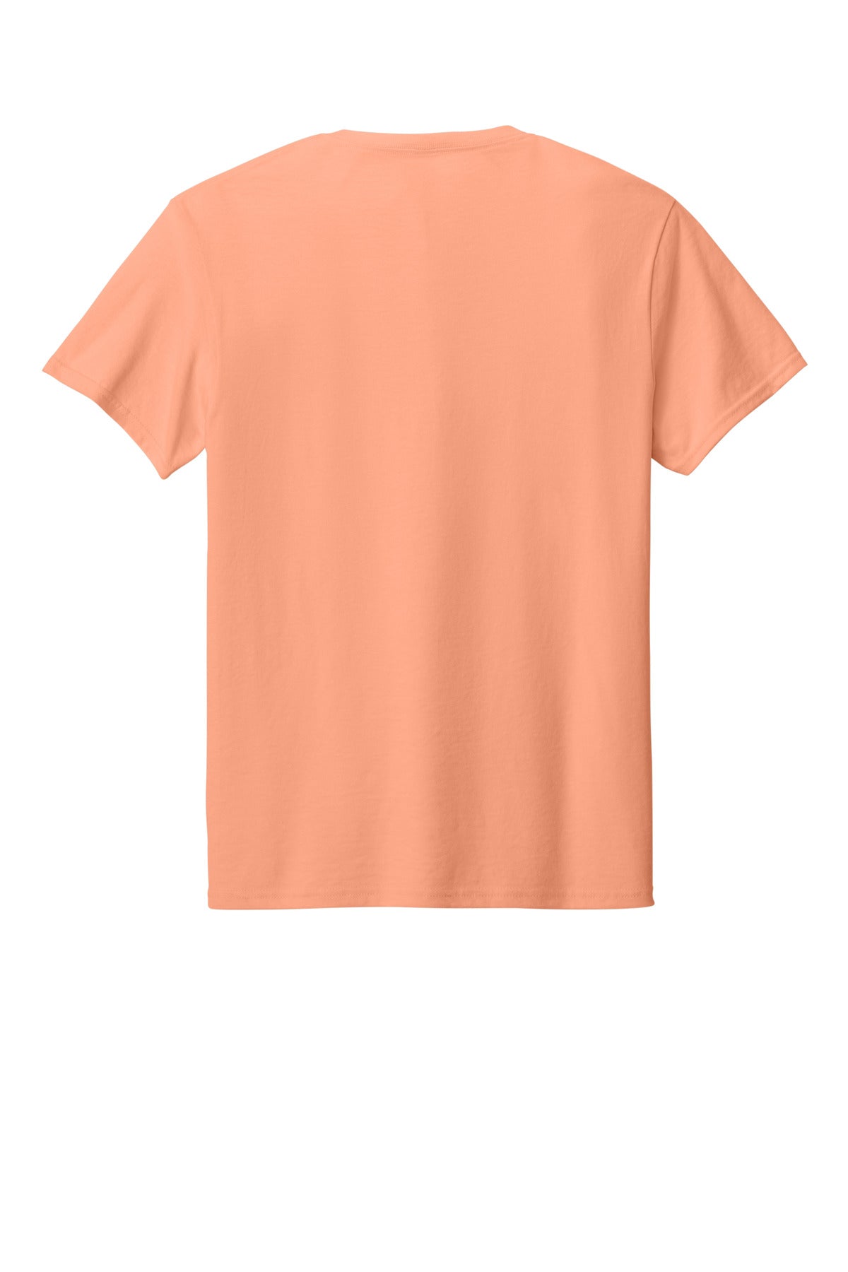 Rear View of Peach Jerzees Premium Blend Ring Spun T-Shirt 560M plain