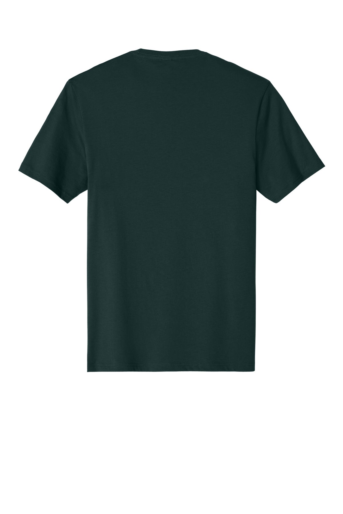 Rear View of Rainforest District Perfect Weight Tee. DT104 plain