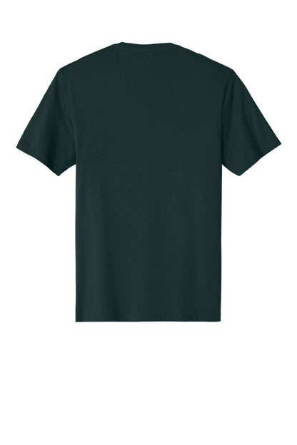 Rear View of Rainforest District Perfect Weight Tee. DT104 plain