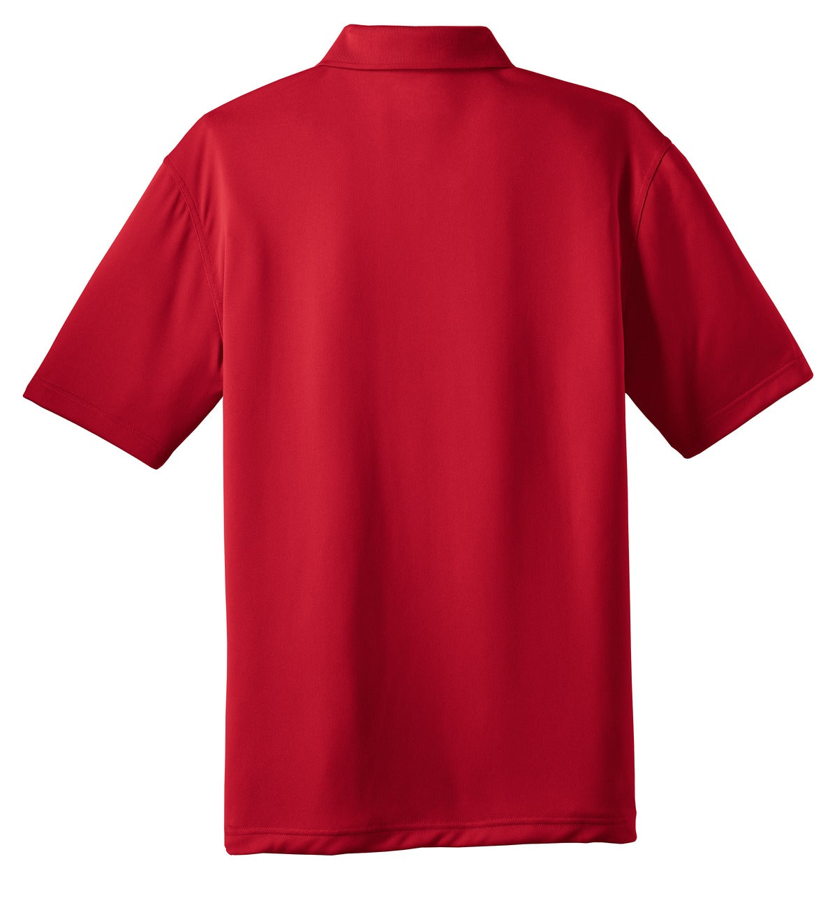 Rear View of Red CornerStone - Select Snag-Proof Polo. CS412 plain