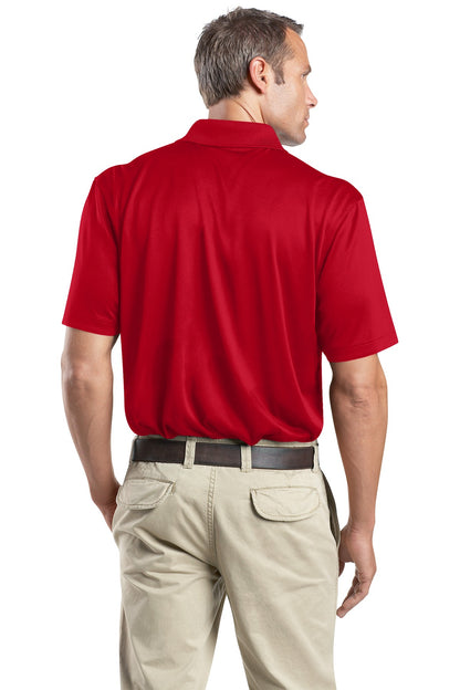 Rear View of Red CornerStone - Select Snag-Proof Polo. CS412 plain