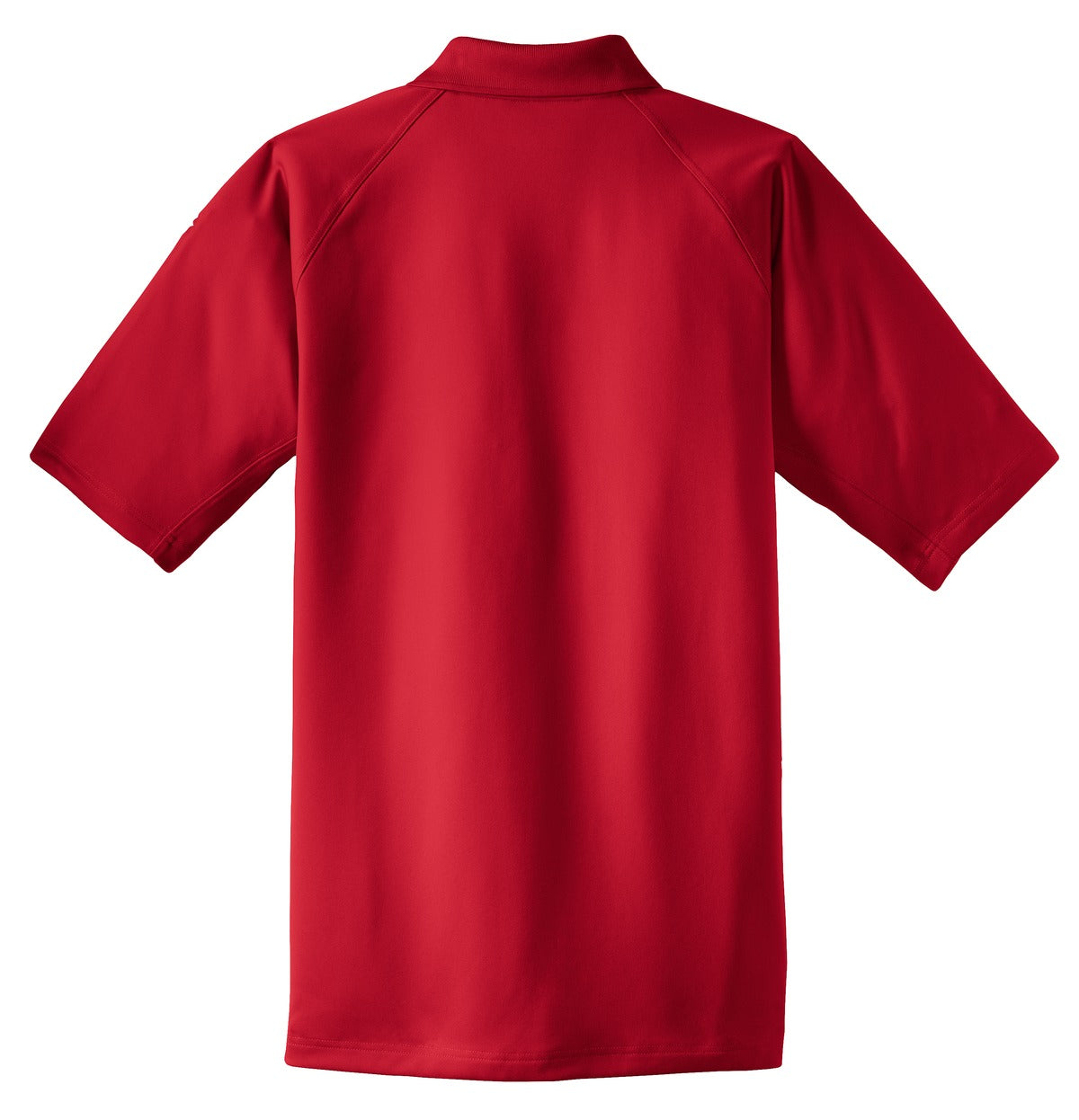 Rear View of Red CornerStone - Select Snag-Proof Tactical Polo. CS410 plain