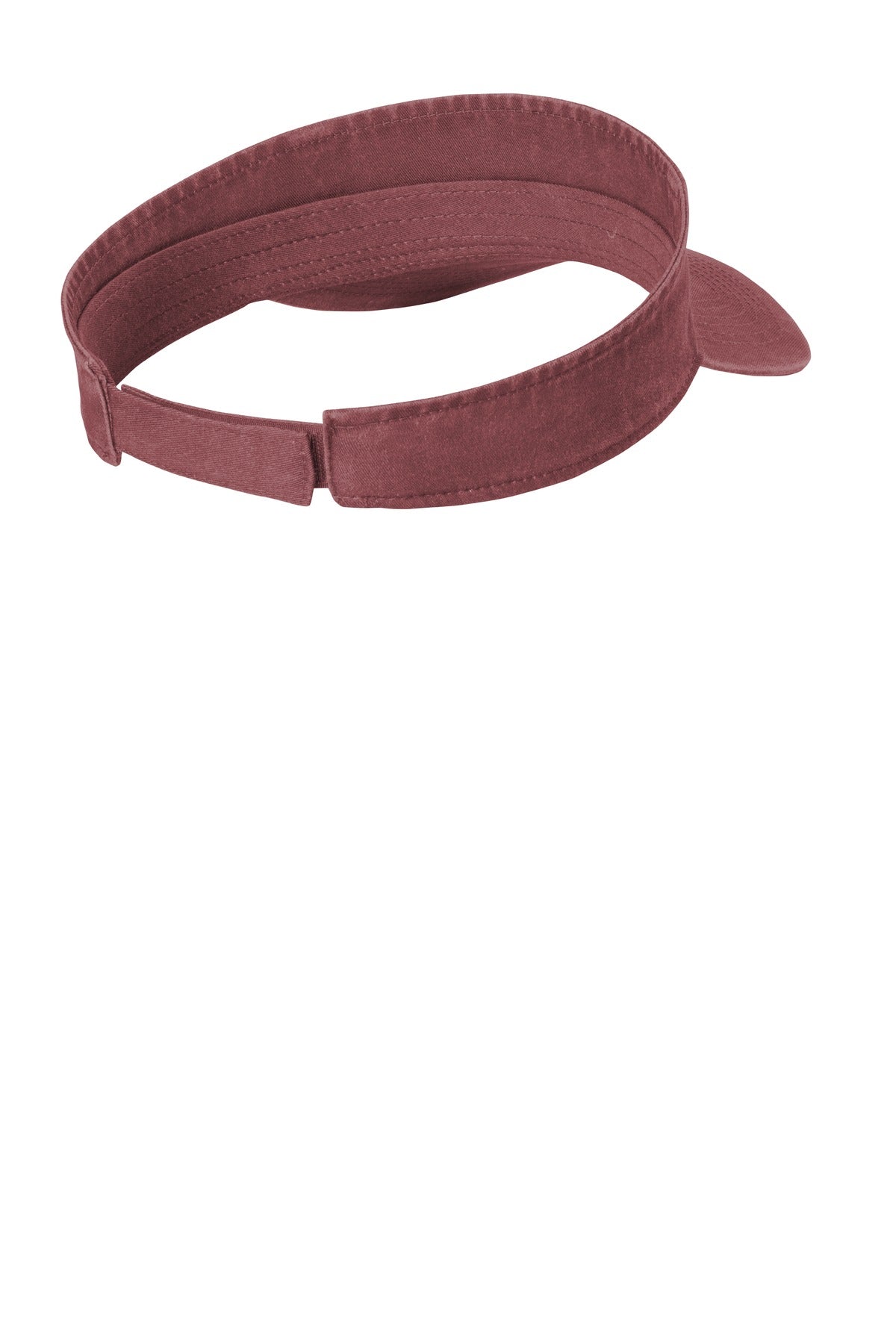 Rear View of Red Rock Port Authority Beach Wash Visor. C944 plain