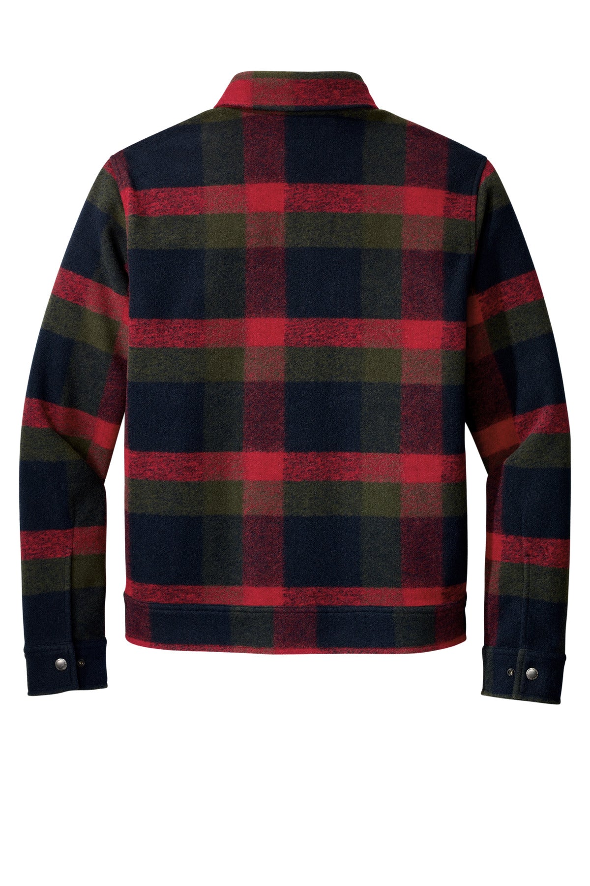 Rear View of RedPlaid Russell Outdoors Basin Jacket RU550 plain