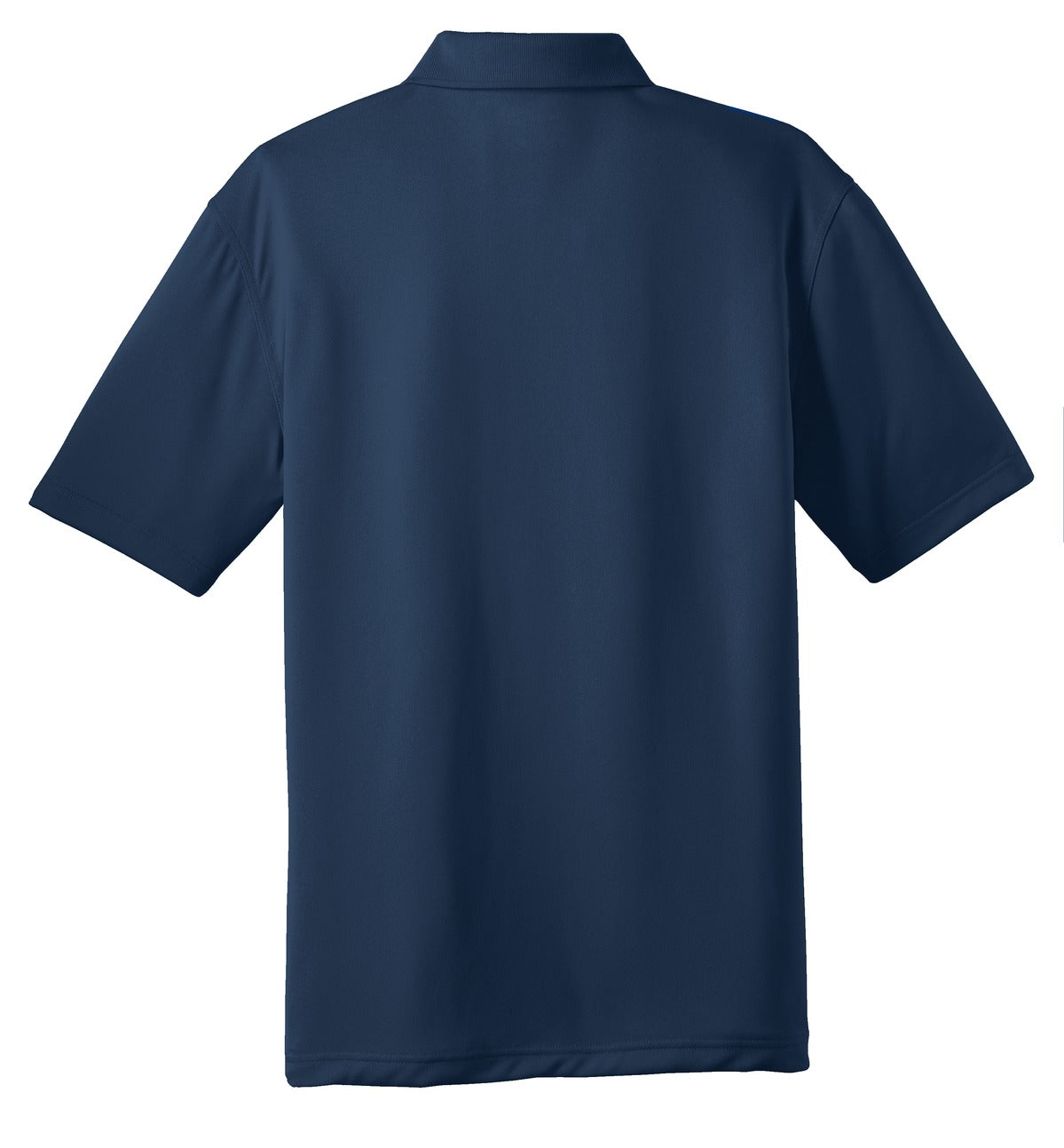 Rear View of Regatta Blue CornerStone - Select Snag-Proof Polo. CS412 plain