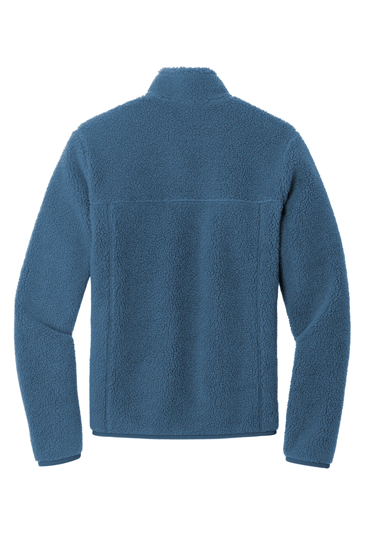 Rear View of RgttaBlue Port Authority Camp Fleece Snap Pullover F140 plain