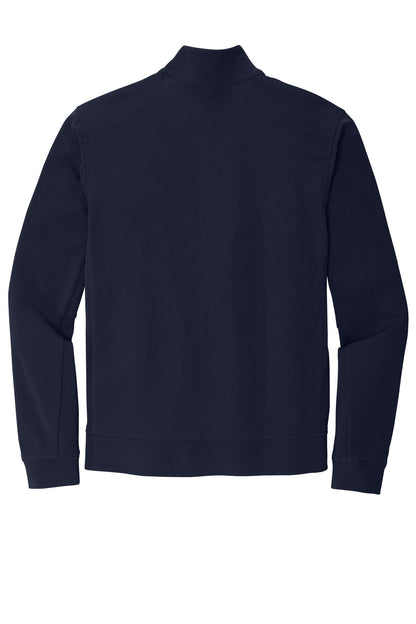 Rear View of River Blue Nvy OGIO Hinge Full-Zip. OG820 plain