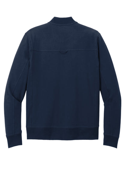 Rear View of RiverBlNv OGIO Outstretch Full-Zip OG830 plain