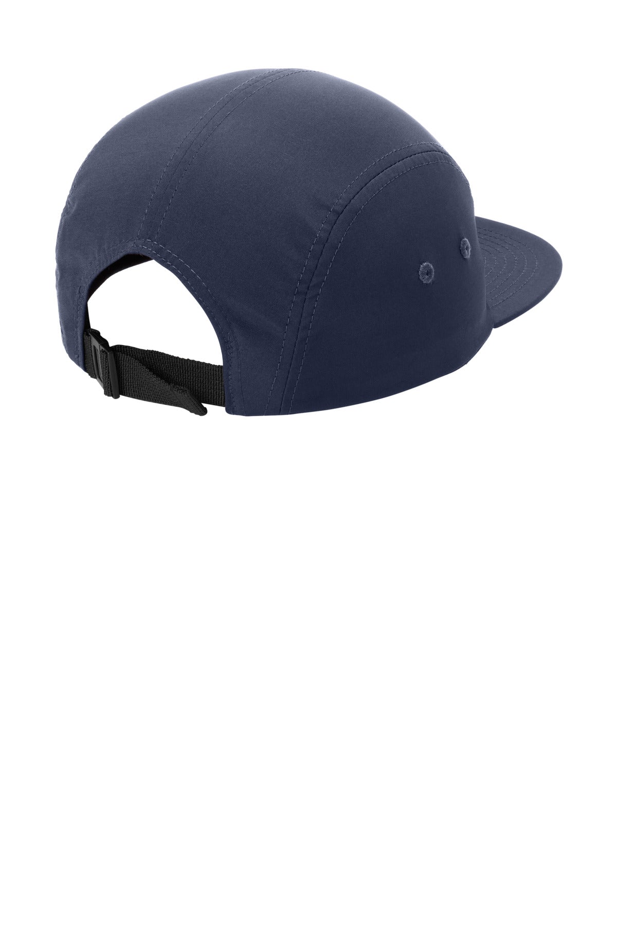 Rear View of RiverBlNv Port Authority Poly Camper Cap C982 plain