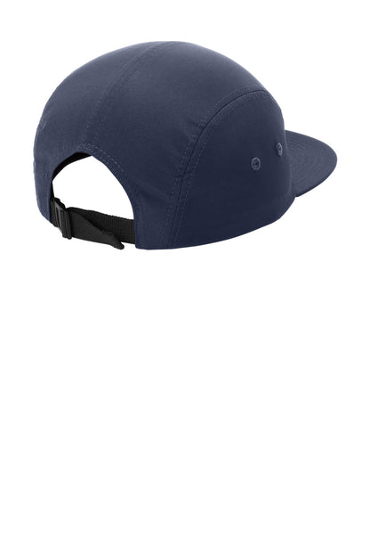Rear View of RiverBlNv Port Authority Poly Camper Cap C982 plain
