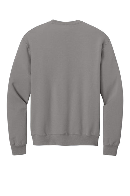 Rear View of Rock Jerzees - NuBlend Crewneck Sweatshirt. 562M plain