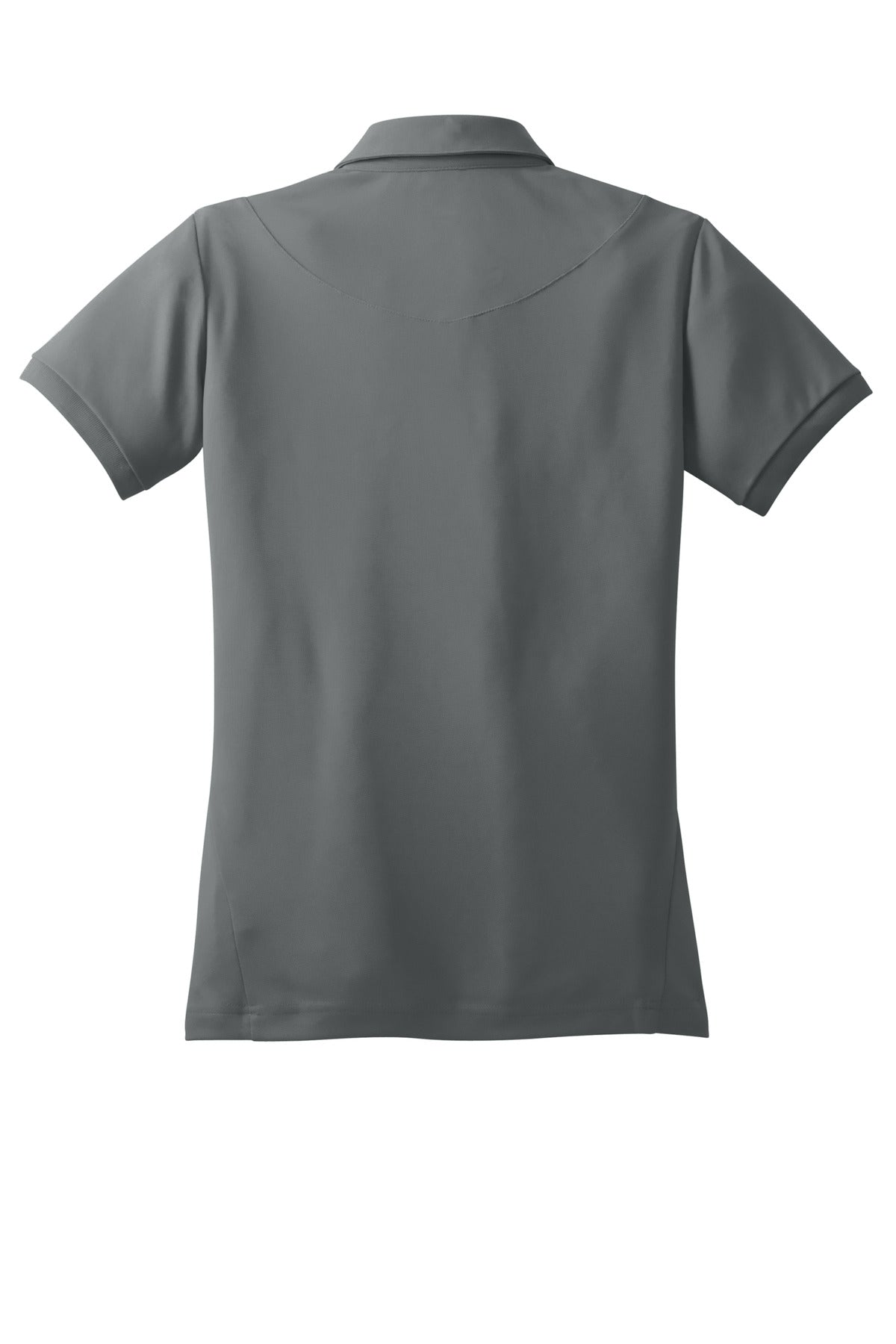Rear View of Rogue Grey OGIO - Jewel Polo. LOG101 plain
