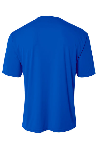Rear View of Royal A4 Cooling Performance Short Sleeve Tee A4N3142 plain