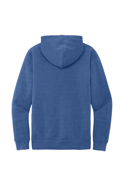 Rear View of Royal Frost District V.I.T. Fleece Hoodie DT6100 plain