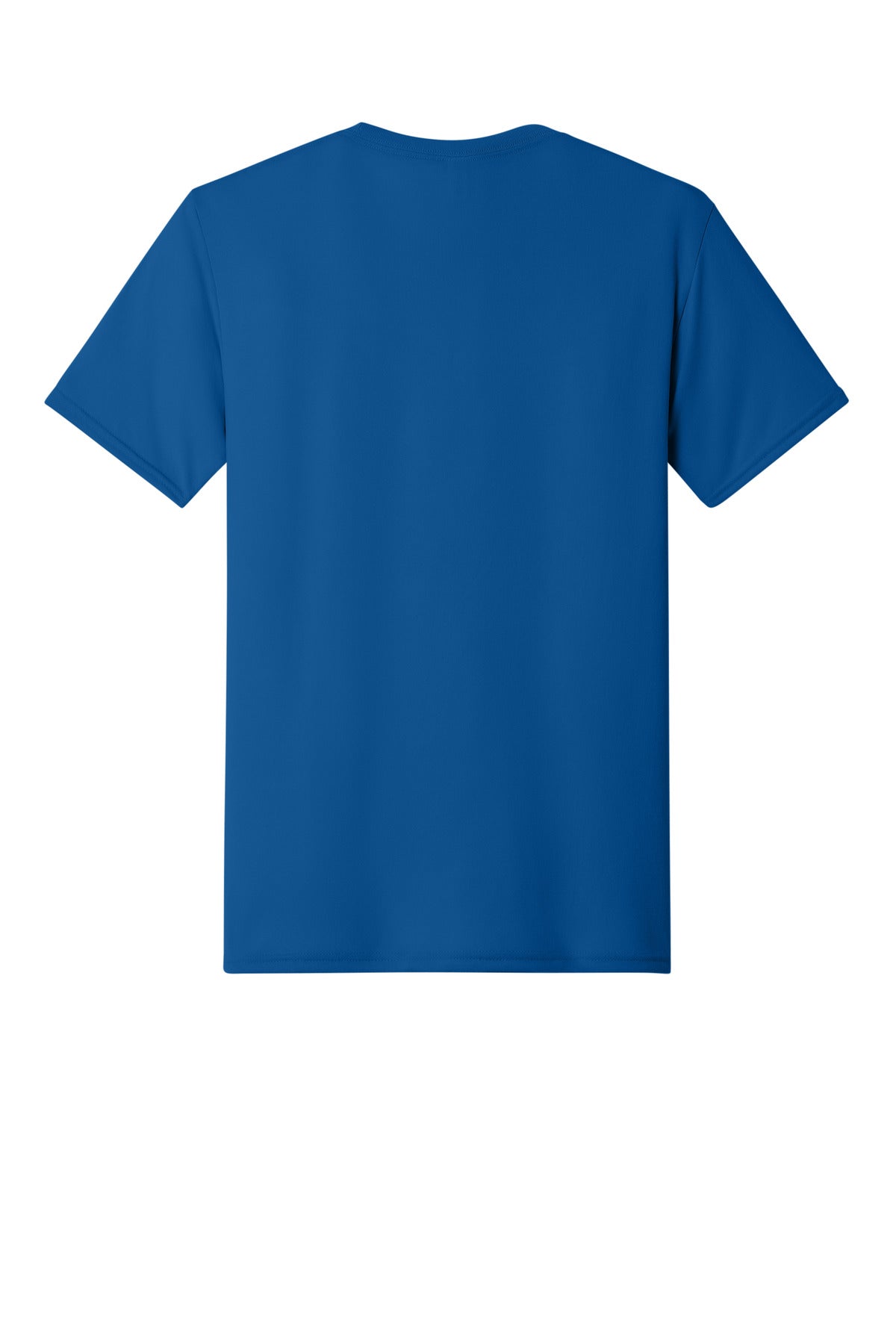 Rear View of Royal Jerzees Dri-Power 100% Polyester T-Shirt. 21M plain