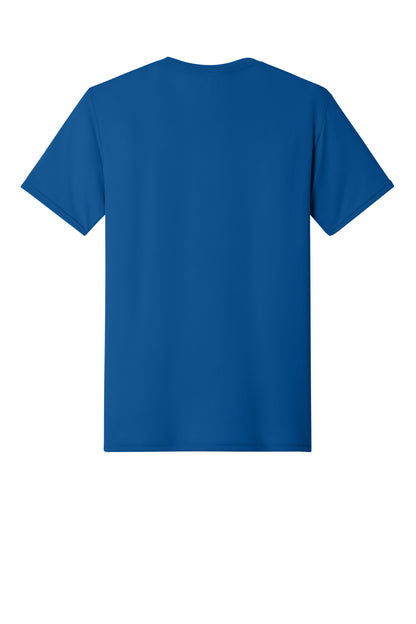 Rear View of Royal Jerzees Dri-Power 100% Polyester T-Shirt. 21M plain